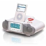 Review Twinmoss  / Twinmoss mini iPod Radio Alarm Clock Speaker Lips White
