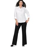 Jones New York Signature Plus Size Classic Twill Pant