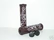 Nirve Island Flower Brown White Grips Bicycle Bike