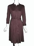PARK VOGEL Shirt Dress in Brown