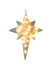 Barcana 20-Inch Illuminated Fiberglass Star of Bethlehem Frost Star Christmas Light Barcana 20-Inch Illuminated Fiberglass Star of Bethlehem Frost Star Christmas Light