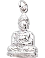 Rembrandt Charms Buddha Charm, Sterling Silver