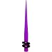 8 Gauge Acrylic Purple Taper