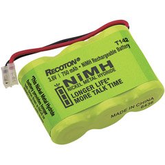 Recoton T142 NiMH Universal Battery for Most 900MHZ, 2.4GHZ, and 5.8GHZ Cordless Telephones