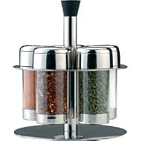 Designer Revolving Tabletop Spice Rack - 6 Piece