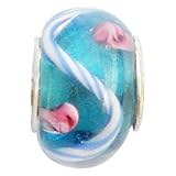 LovingtheBead © 'Courtly Love' Murano Glass Slide-on & Slide-Off Bead Charm