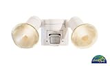 Steinel FL300W - 300 Watt Dual Flood Light Motion Sensor, White