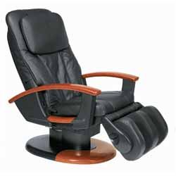 Black Leather HT-130 HTT-10i Robotic Human Touch Massage Chair RF