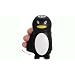 Penguin Shaped Dynamo LED Flashlight Torch - eco friendly (3 superbright LEDs)