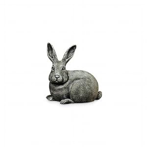The Realistic Moss Green Rabbit Statue by 