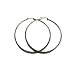 316L Stainless Surgical Steel Flat Hoop Earrings Sizes WIDTH=45-mm