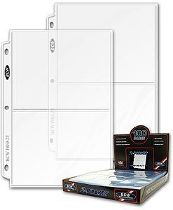 BCW Pro 2 Pocket Page 100 Ct. Box