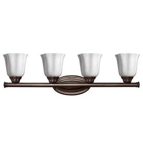 Hinkley Lighting 5144SE Light Vanity - Sunset Bronze Cassandra (4 x 100 Watt) Contemporary Lights