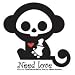 Skelanimals - Need Love Monkey - Sticker / Decal