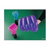 12 Plastic Flying Fist Party Favors