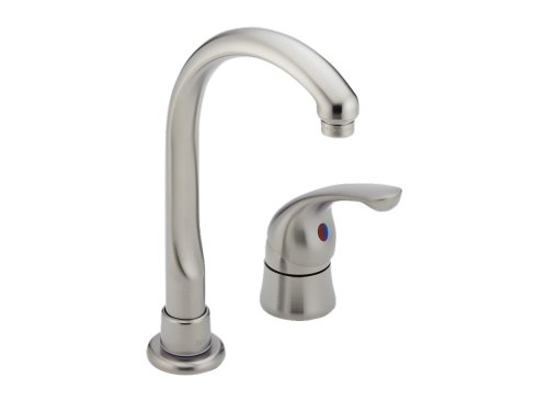 Delta Faucet 190-SS Waterfall Single-Handle Kitchen Faucet, Stainless
