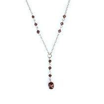 Beads and Wire Burgundy Pendant "Beading the Odds" -Fair Trade Gifts
