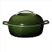 KitchenAid 12-Inch Cast-Iron Chicken Fryer, Green