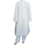 Men Cotton Dress Embroidered Kurta Pajama 2XL Chest 52 inches