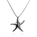Sterling Silver Starfish Necklace Length 16 inches (Lengths 16 inches 18 inches Available)