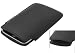 Quality black leather case pouch for Apple iPhone 3G - New Style