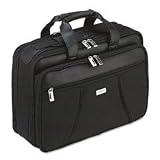 US Luggage Ballistic Nylon Computer Portfolio with Retractable Shoulder Strap - SGB300-4 Black
