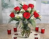 Holiday In Bloom Bouquet with Vase