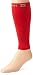Zensah  Compression Leg Sleeves, Red, Large/X-Large