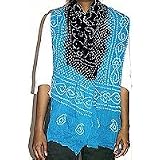Designer Scarf Summer Accessories Cotton Tie and Dye Size 88 x 40 inches (dup270)