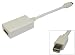 Apple Mac Mini Display Port (Male) to HDMI (Female) Cable  Display Adapter Signal Converter  White Coloured  20cm/0.2m  Video Output Lead  Display Port Adapter  from World of Data