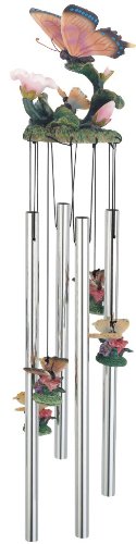 Wind Chime Round Top Butterfly