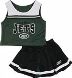 Reebok Two Piece New York Jets NFL Cheerleader Uniform Set (Size 2T to 4T)
