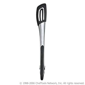 Chef'n Tongo 12-Inch Stainless Steel and Silicone Tong Black by Chef'n