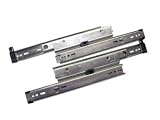KV Anochrome Drawer Slide Full Extension With Overtravel Bulk Pack (10 Sets) 26 150lb Load Rating