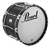 Product details for Pearl Championship ArticuLite Series Indoor Marching Bass Drum, Black 16X12 Inches