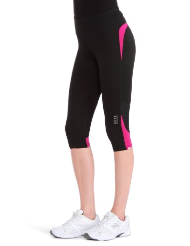 Gore Running Wear Damen Tight Sunlight 3/4, black/thai pink, 42, TSUNSV994110 Preisvergleich