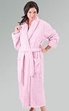 Super Plush Microfiber Pink Bathrobe