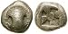 Boeotia, Thebes, Greece, 480 - 460 B.C.; Silver Drachm
