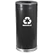 Witt Industries Steel 1 Opening Recycling Container with 1 Metal Liner, Round