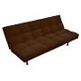 Mac at Home Upright Sofa Bed, Mahogany Brown
