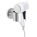 Blomus Primo Stainless Steel Wall-Mounted Hairdryer Holder