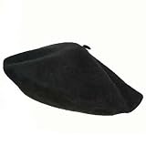 Black Wool Beret