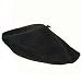 TRADITIONAL BLACK WOOL TAMI BERET CAP HAT