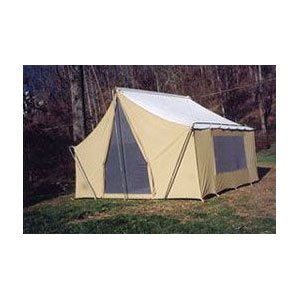BEST SELLING, All Cotton, Straight Wall CANVAS Cabin Tent - 9x12 or 10x14! by LeisureLife