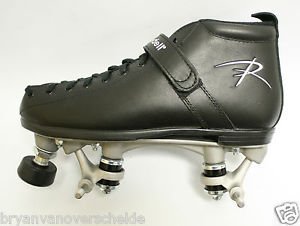 Riedell - BLACK Vixen Roller Skates - NO WHEELS - PowerDyne Triton - derby