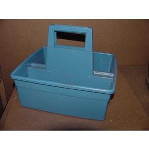 RUBBERMAID 1802 MAIDS PLASTIC BLUE TRAY BASKET