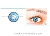 Blue Two Tone Soft Fashion Contact Lenses