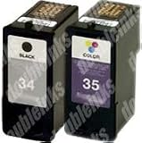 Combo Pack Lexmark 34/35 Remanufactured (1 BLK+1 CLR)