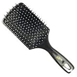 Luxor Pro Jumbo Polytip Cushion Paddle Brush 3.5"- 13 Rows (Pack of 3)
