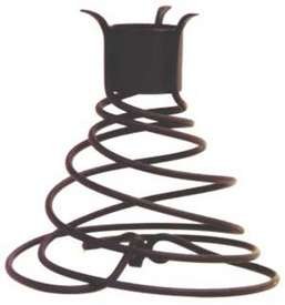 Gazing Globe, Black Helix Stand
